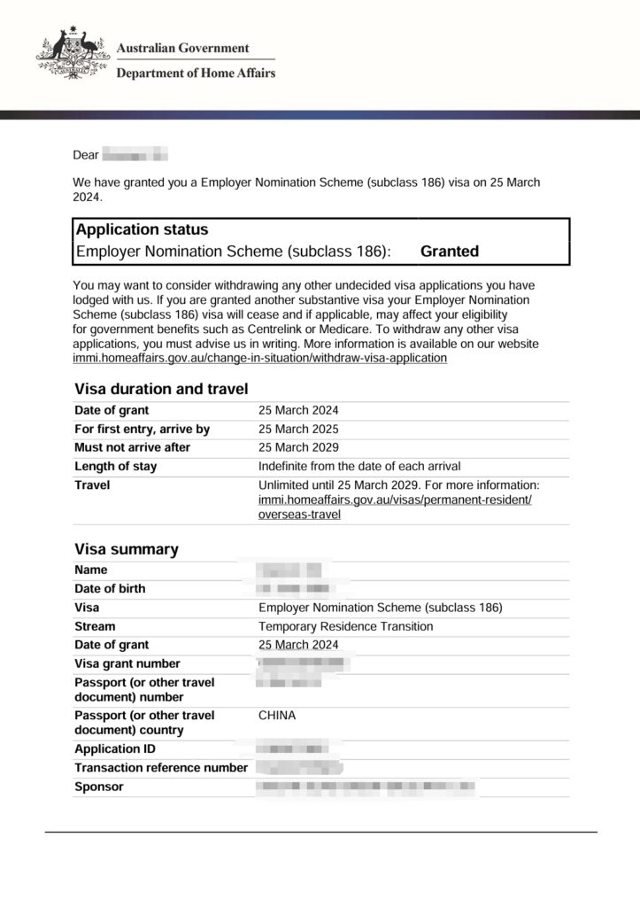 186 TRT Visa Successfully Granted: General Manager Kris Ahn Lawyers