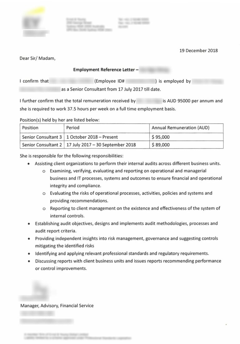 How to draft an Employment Reference Letter - Kris Ahn Lawyers