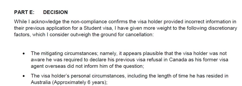 Case Study: Defending Against Visa Cancellation – How We Helped Our Client Overcome a NOICC